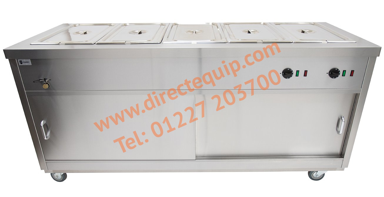 Parry HOT18BM Bain Marie Top Hot Cupboard W1800mm Cap: 108 Plated Meals